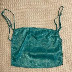 Open Back Silk Top